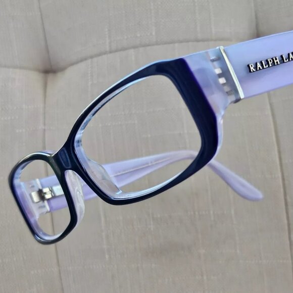 Ralph Lauren Accessories - RL Ralph Lauren Women Glasses Frame Lilac/Black Eyeglasses RL6018 Made in Italy